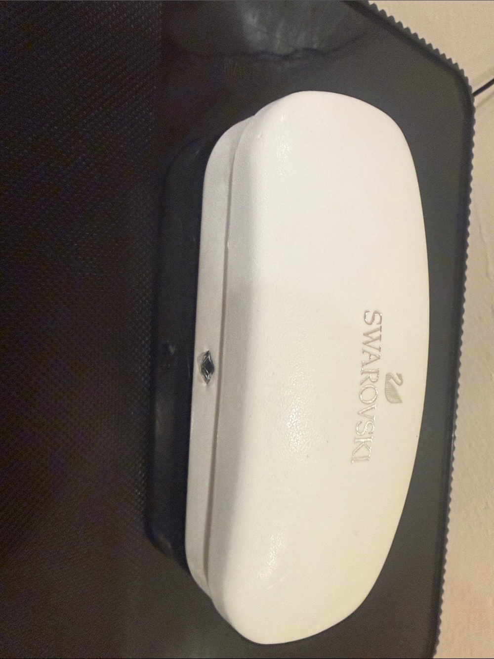 Swarovski White Logo Hard Eyewear Case